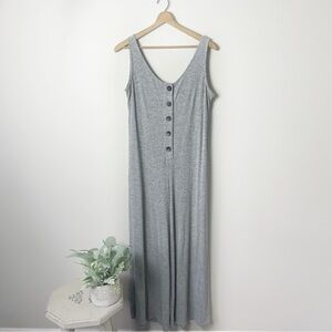 [Altar'd State] Women's Dray Ribbed Knit Sleeveless One Piece Oversized Jumpsuit